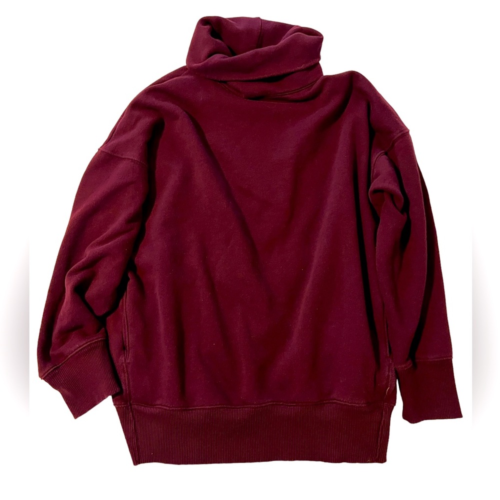Oversized plum sweater